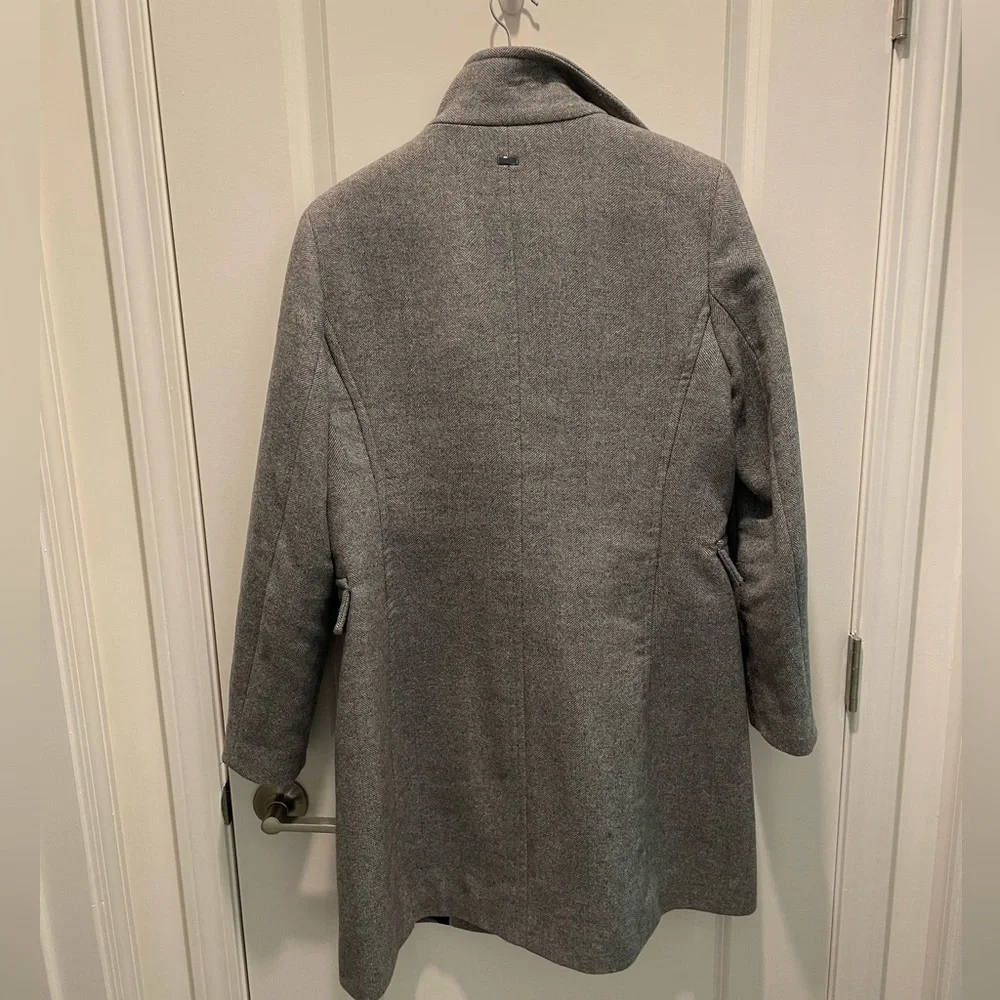 Calvin Klein Women's Grey Coat - Picture 3 of 7